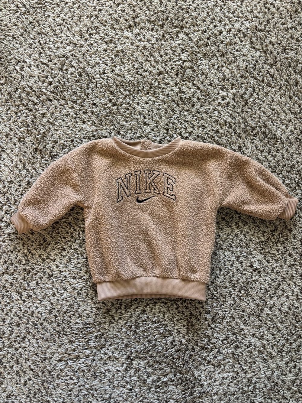 Nike Kids Teddy Sherpa Sweatshirt - Beige